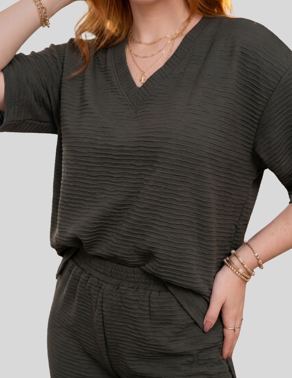 Conjunto casual malabis para mujer