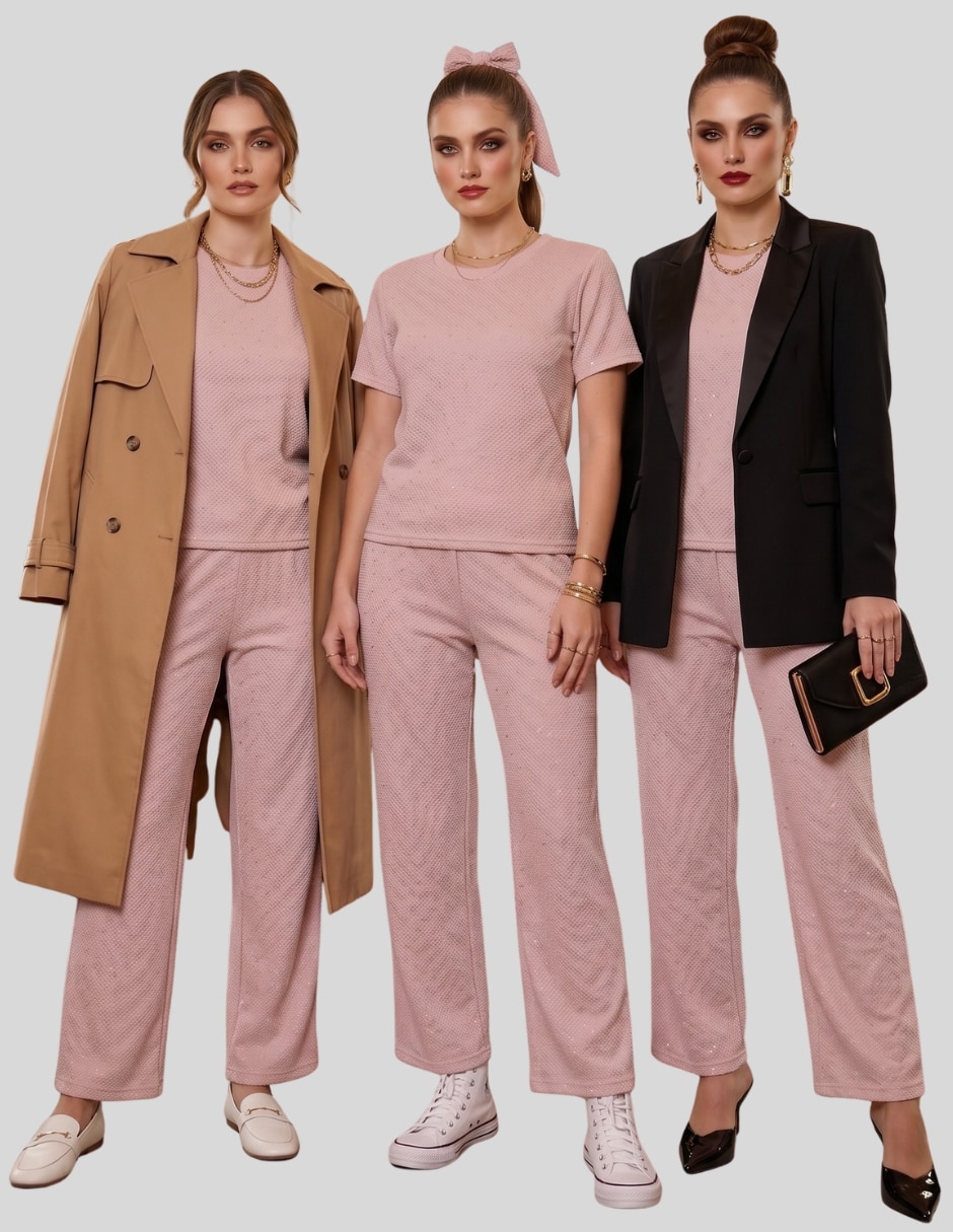 Conjunto casual malabis para mujer