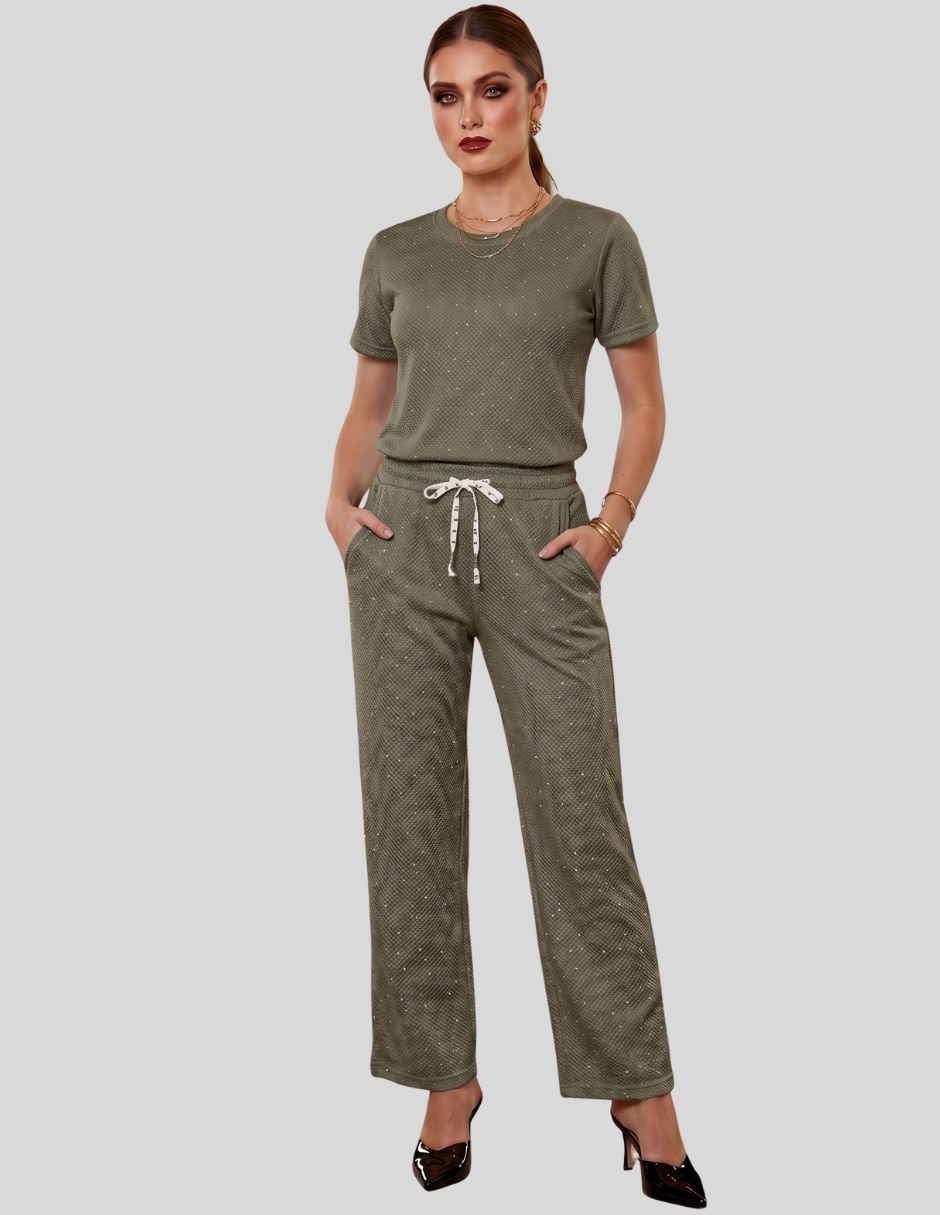 Conjunto casual malabis para mujer