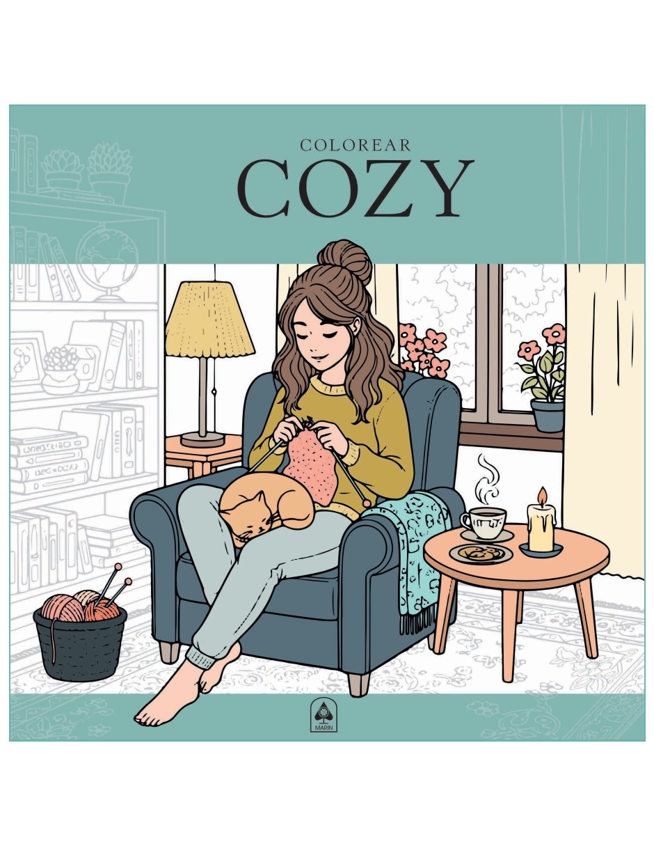 Libro colorear cozy de varios autores