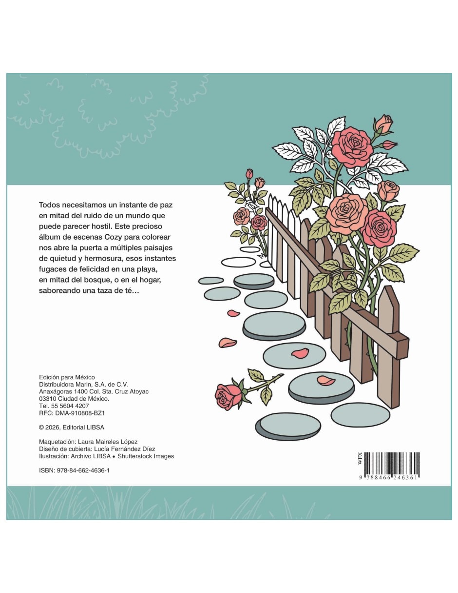 Libro colorear cozy de varios autores