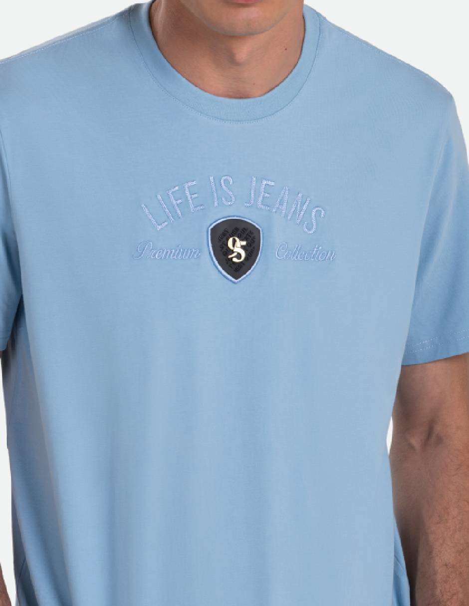 Playera cuello redondo para hombre 2