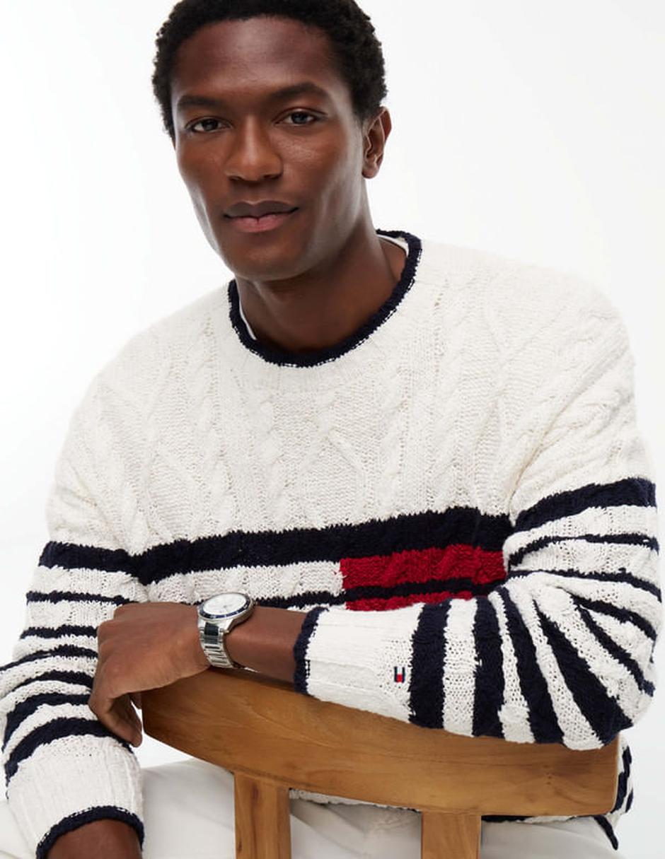 Suéter cuello redondo para hombre 2