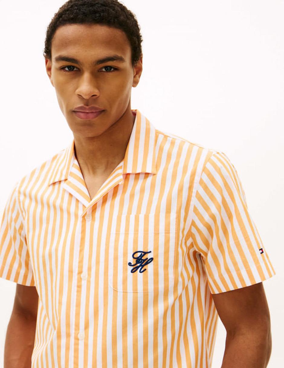 Camisa casual de algodón manga corta para hombre 5