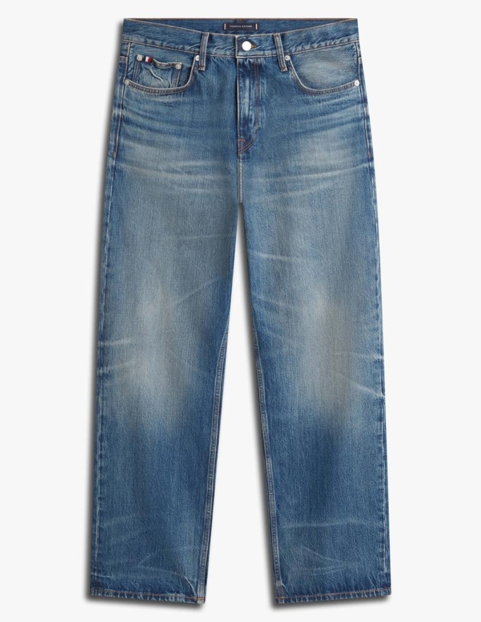 Pantalón casual regular de algodón para hombre 4