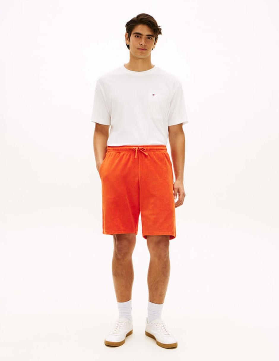 Pantalón casual regular tommy hilfiger de algodón para hombre