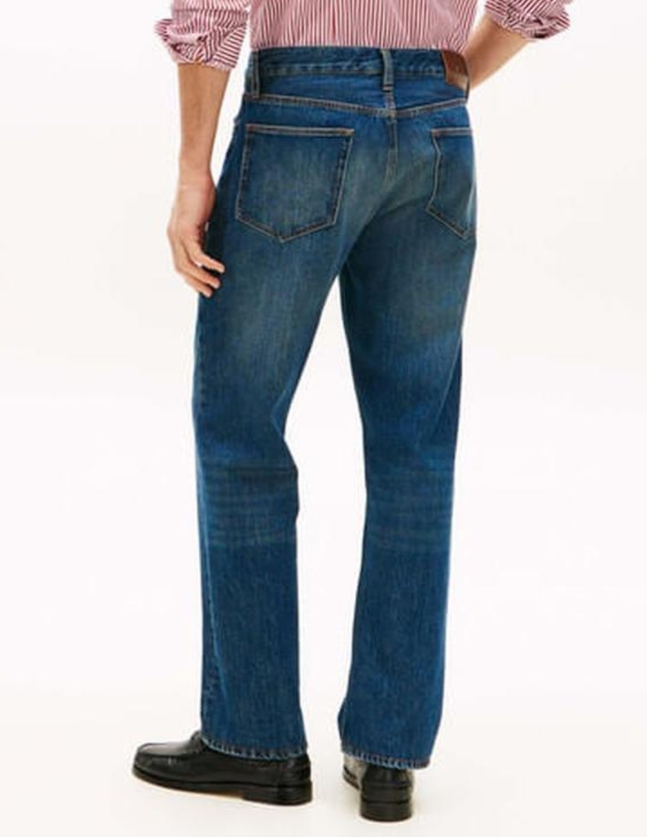 Pantalón casual regular de algodón para hombre 3