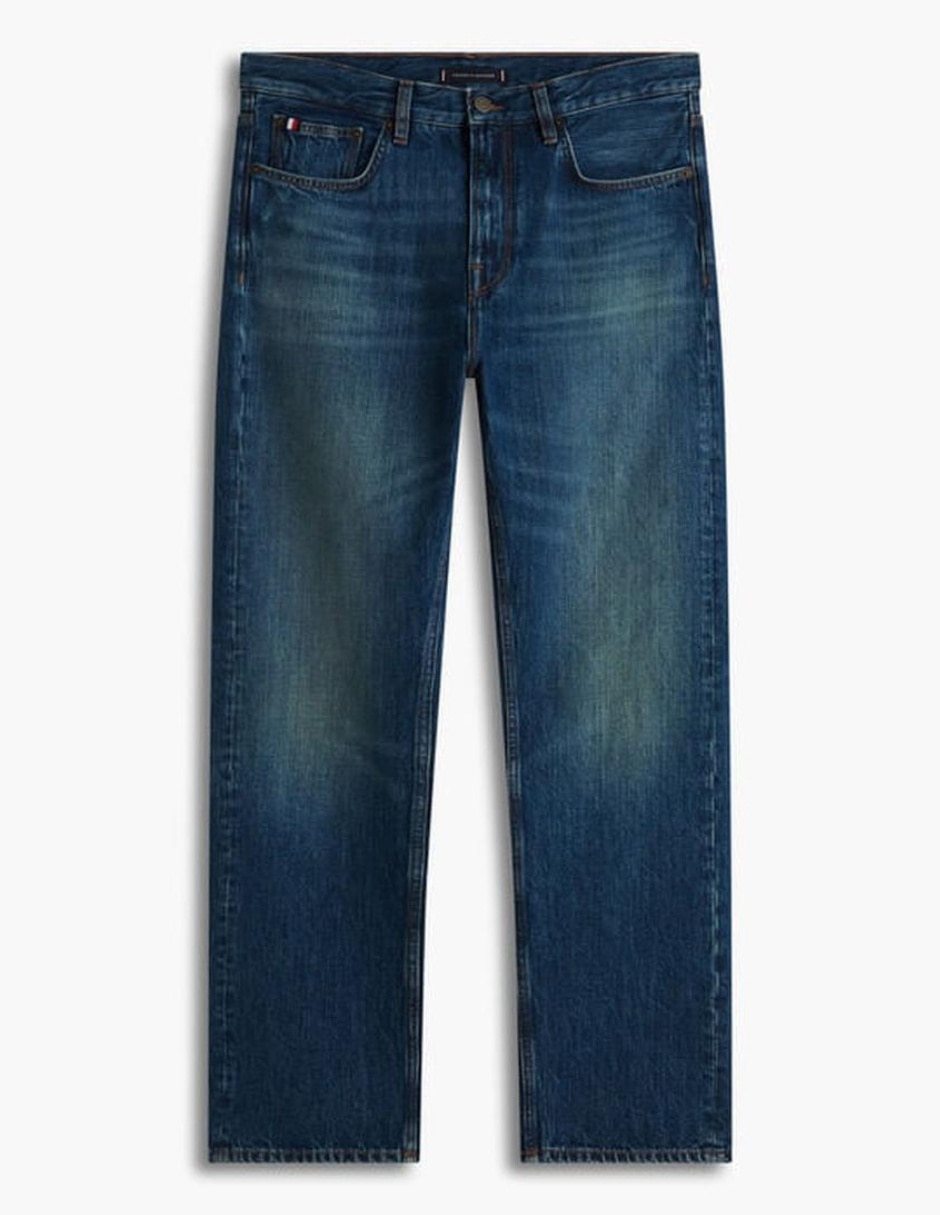 Pantalón casual regular de algodón para hombre 4