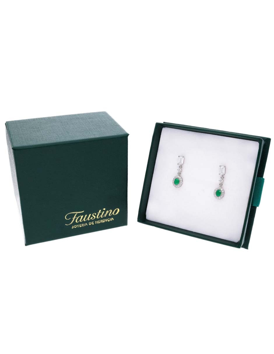 Set de aretes de plata p 925 con acabado brillante 4