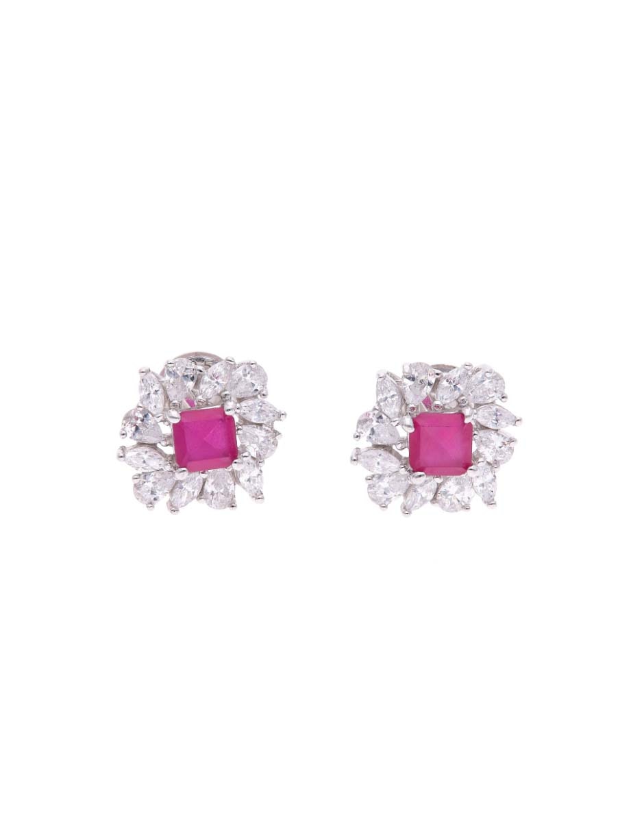 Aretes de plata P 925 con acabado brillante Aretes de plata P 925 con acabado brillante