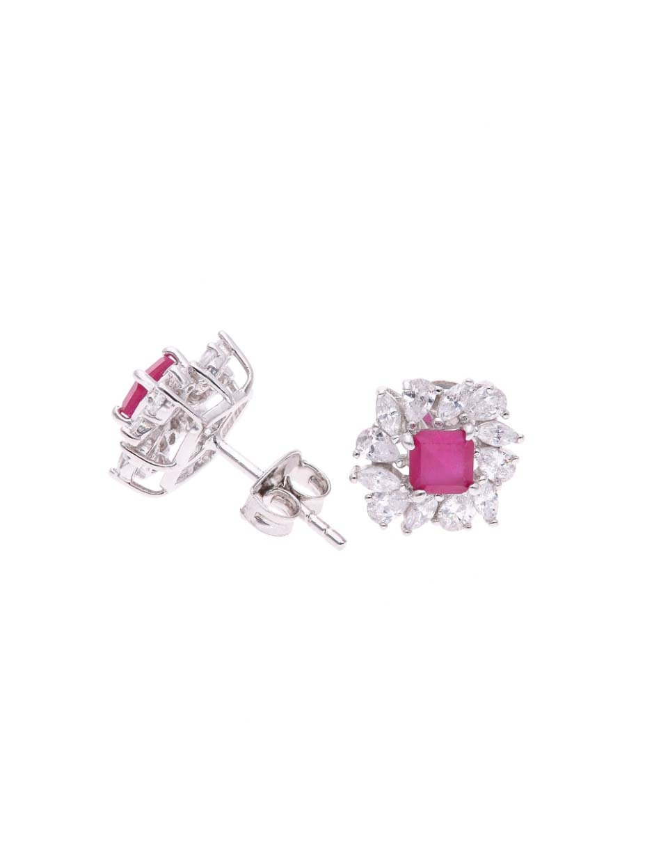 Aretes de plata P 925 con acabado brillante 5