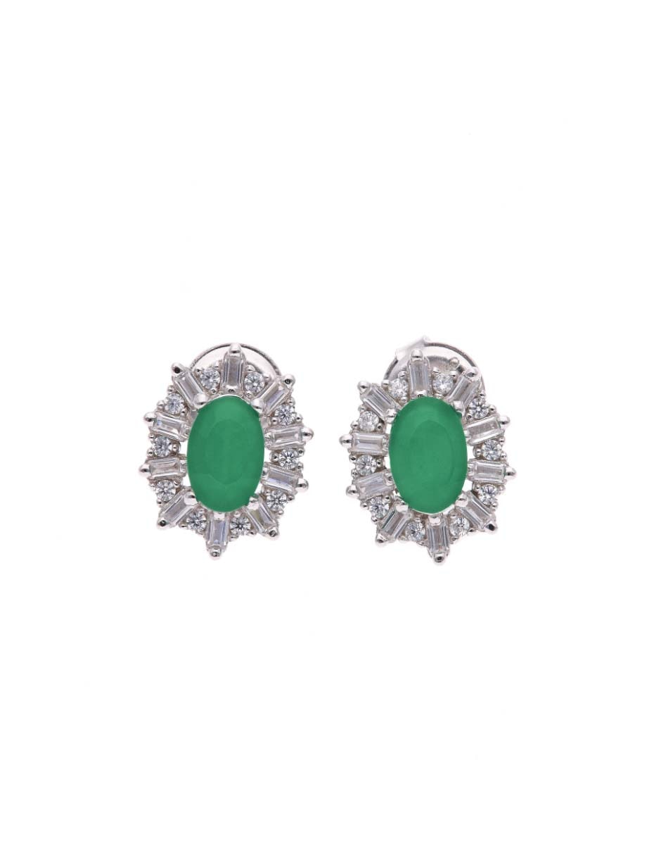 Aretes de plata P 925 con acabado brillante Aretes de plata P 925 con acabado brillante