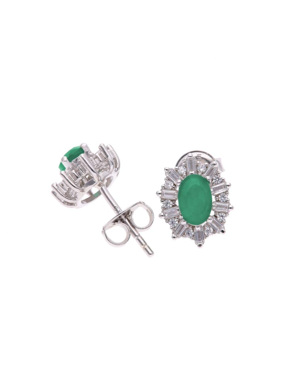 Aretes de plata P 925 con acabado brillante 4