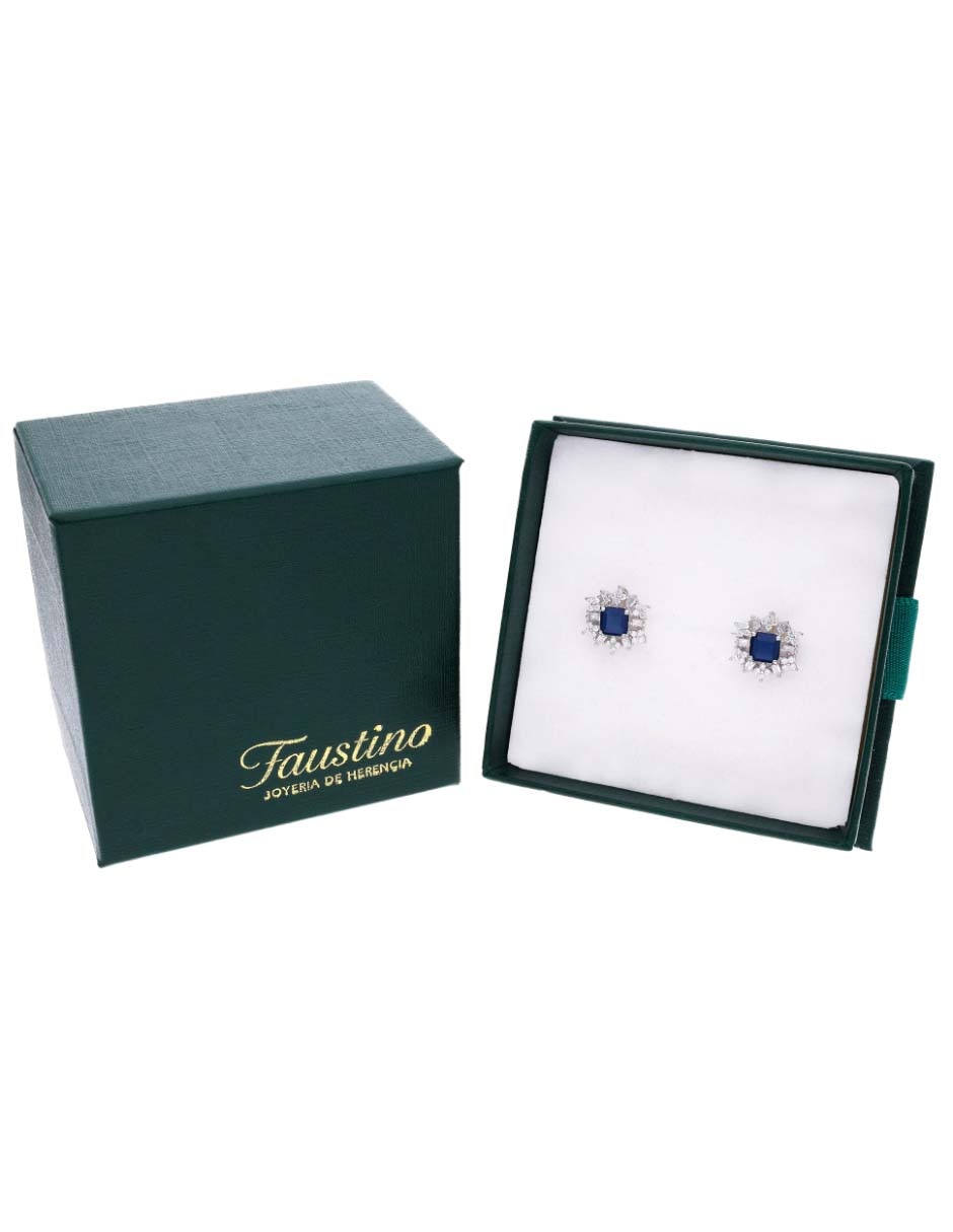 Aretes cortos de plata P 925 con acabado brillante 6