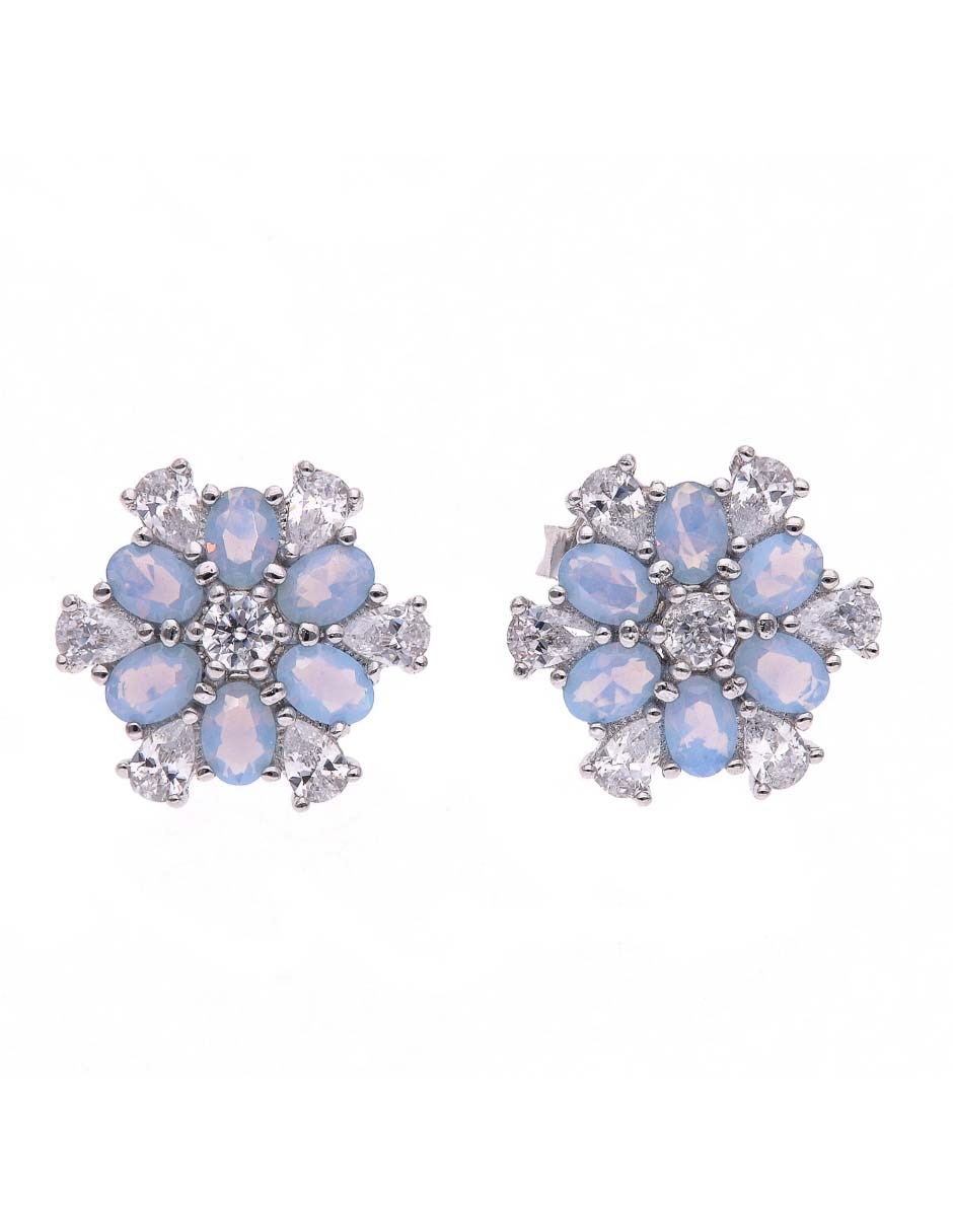 Set de aretes vanguardia joyera de plata p 925 con acabado brillante