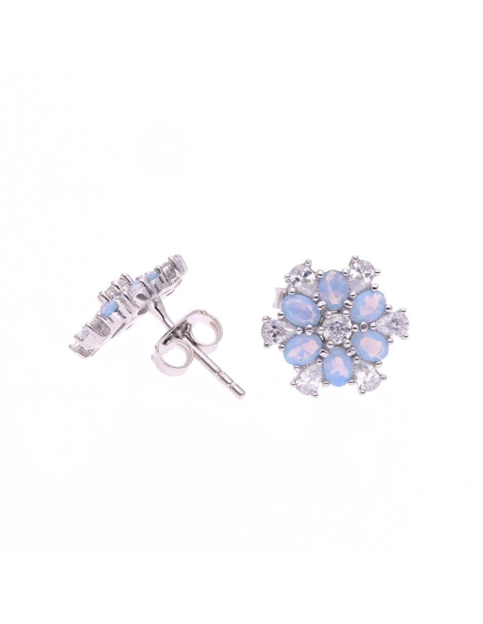 Set de aretes vanguardia joyera de plata p 925 con acabado brillante