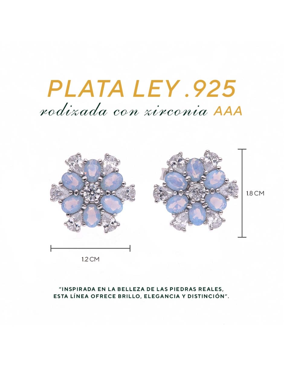 Set de aretes vanguardia joyera de plata p 925 con acabado brillante