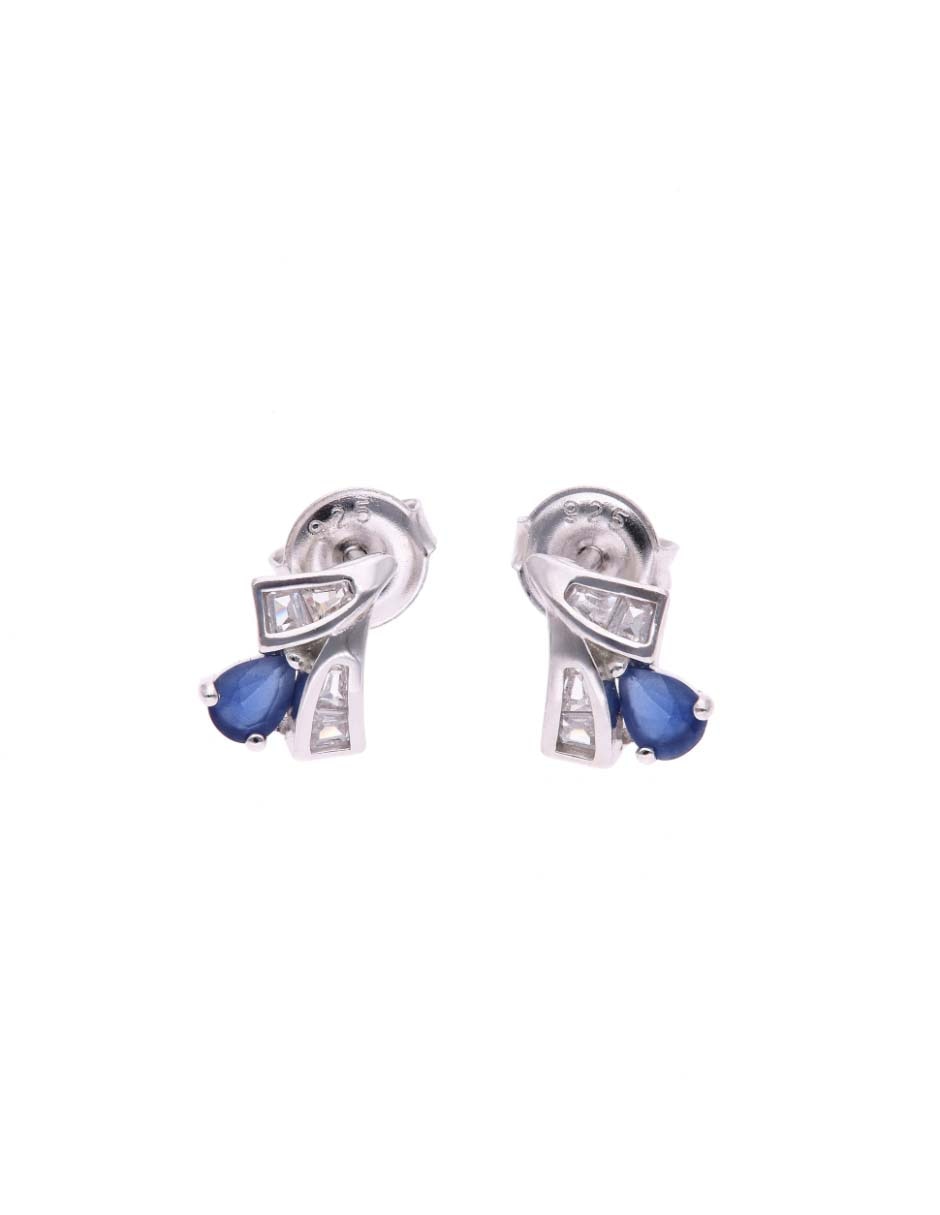 Aretes de plata P 925 con acabado brillante Aretes de plata P 925 con acabado brillante
