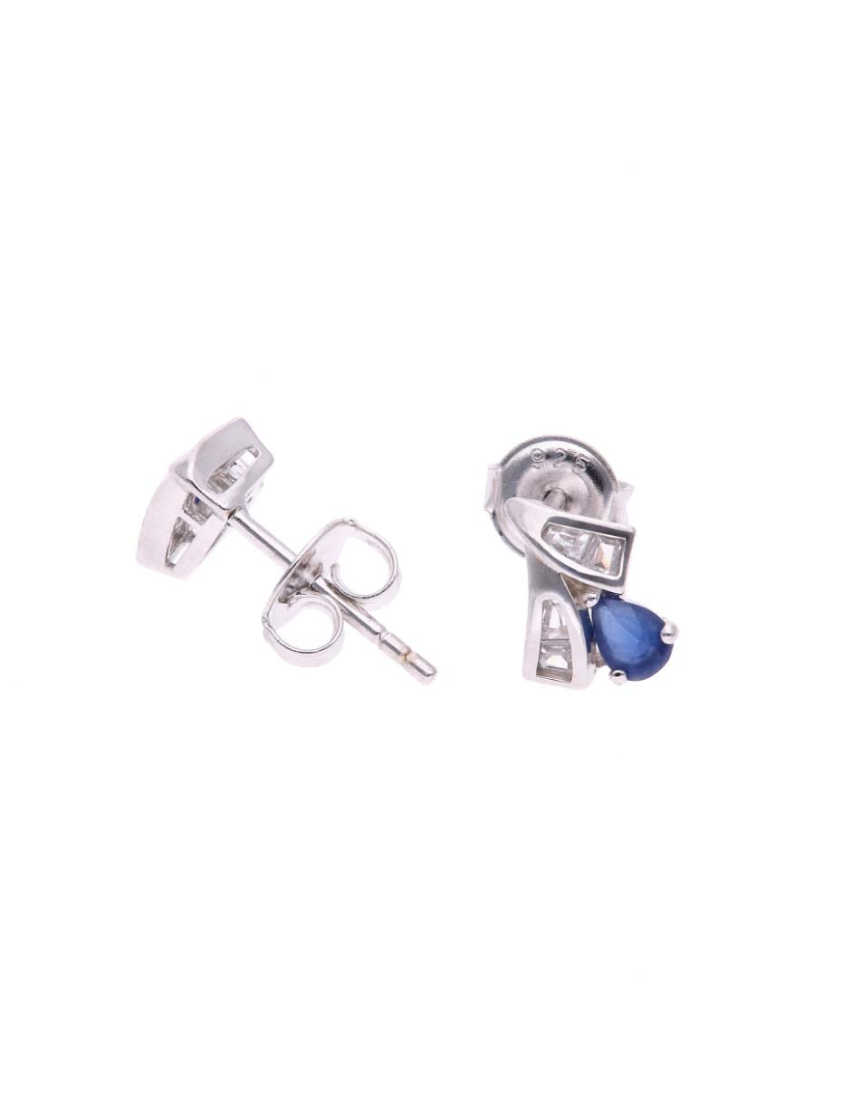 Aretes de plata P 925 con acabado brillante 2
