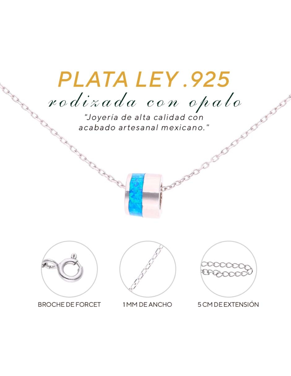 Collar con dije de Plata 3