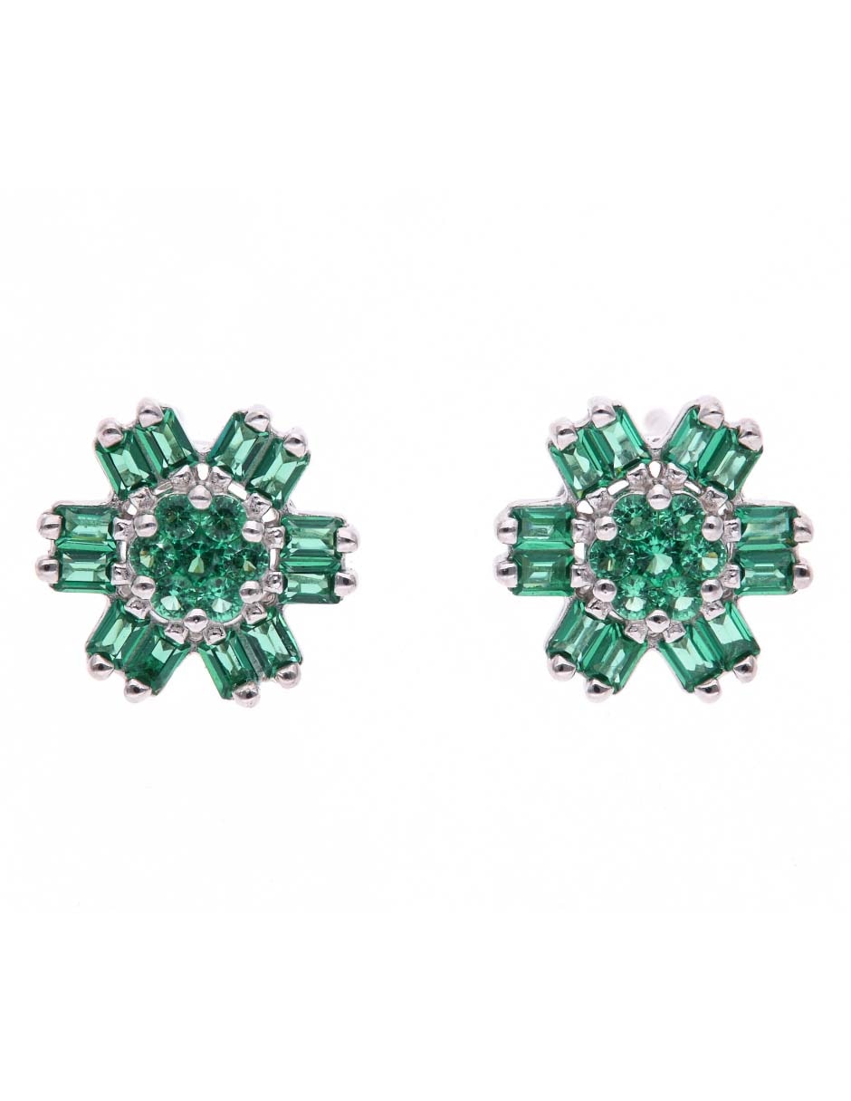 Aretes de plata P 925 con acabado brillante Aretes de plata P 925 con acabado brillante