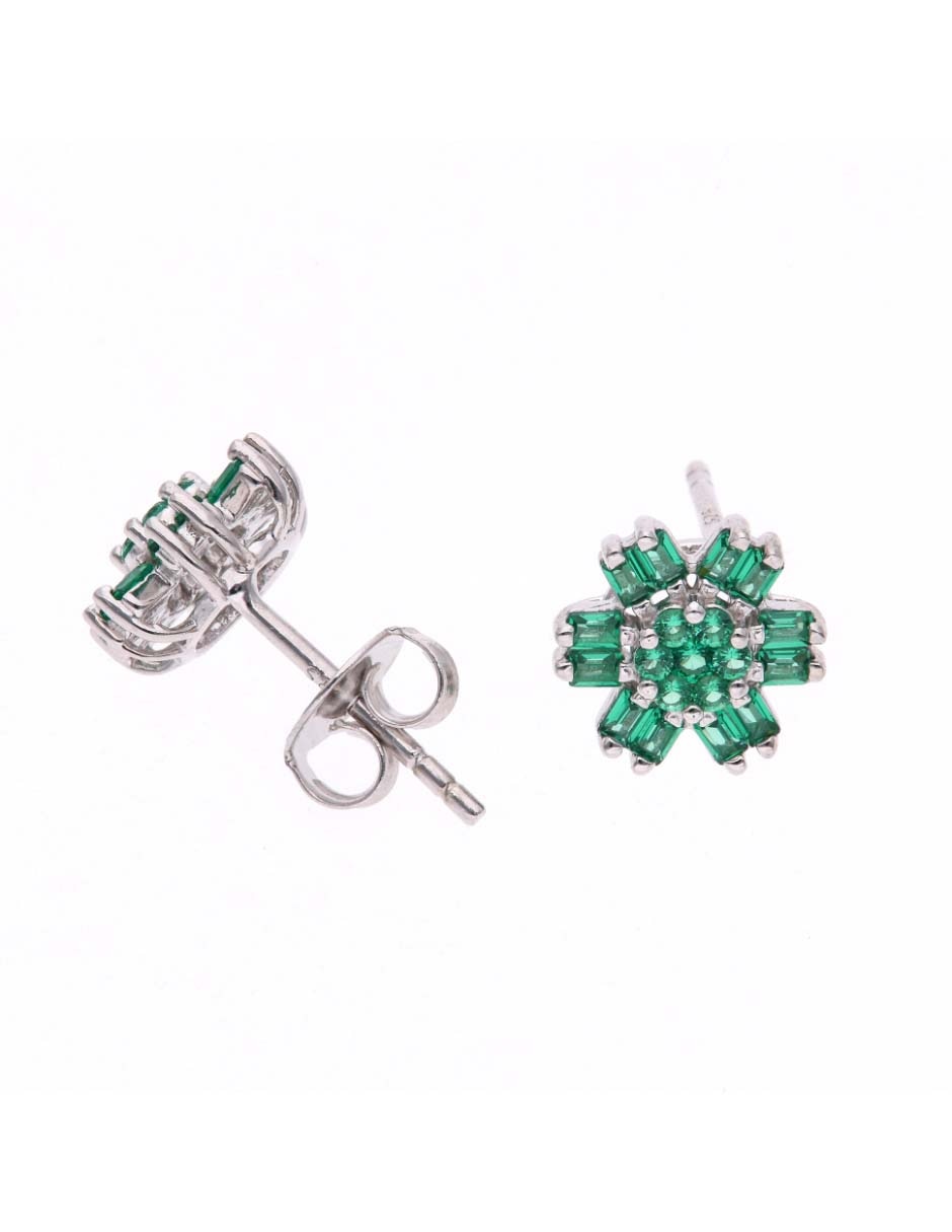 Aretes de plata P 925 con acabado brillante 2