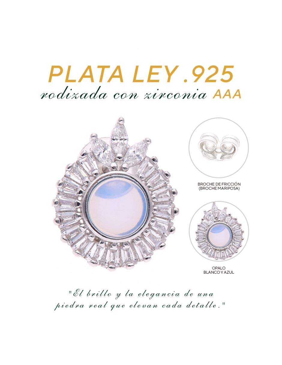 Aretes cotos de plata P 925 con acabado brillante 6