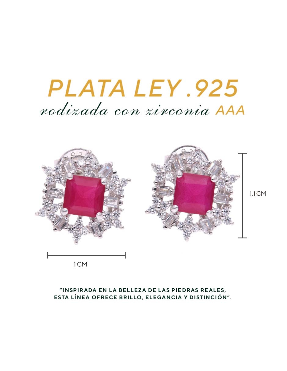 Aretes Vanguardia Joyera de plata P 925 con acabado brillante