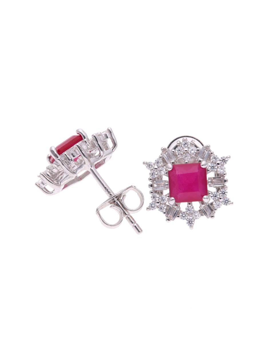 Aretes Vanguardia Joyera de plata P 925 con acabado brillante
