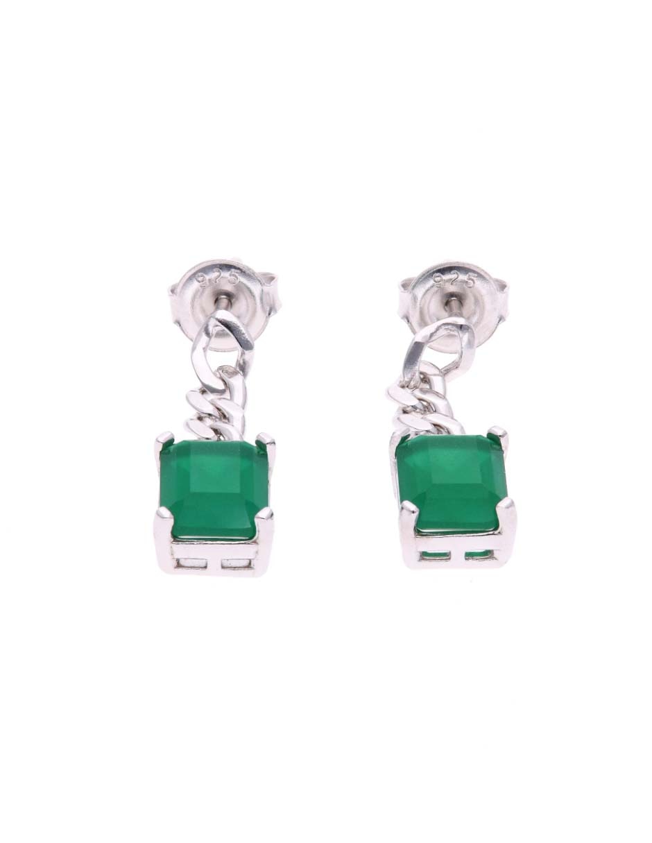 Set de aretes vanguardia joyera de plata p 925 con acabado brillante