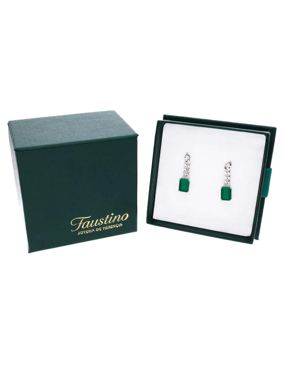 Set de aretes vanguardia joyera de plata p 925 con acabado brillante