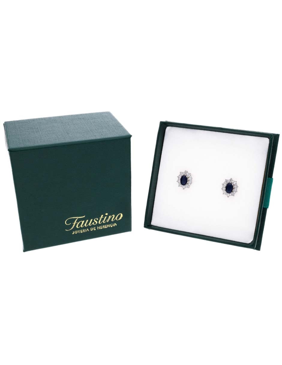 Aretes cortos de plata P 925 con acabado brillante 2