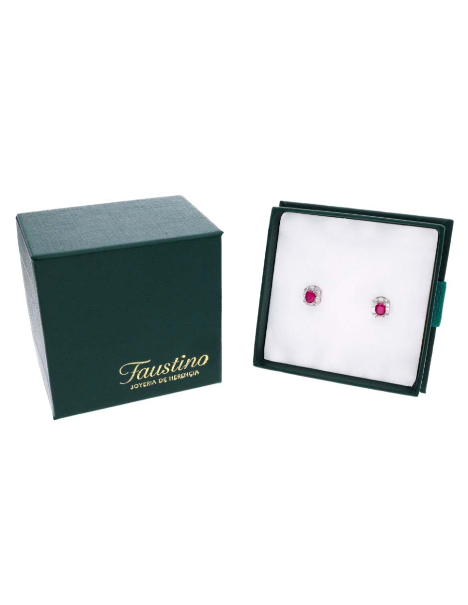 Set de aretes de plata p 925 con acabado brillante 5