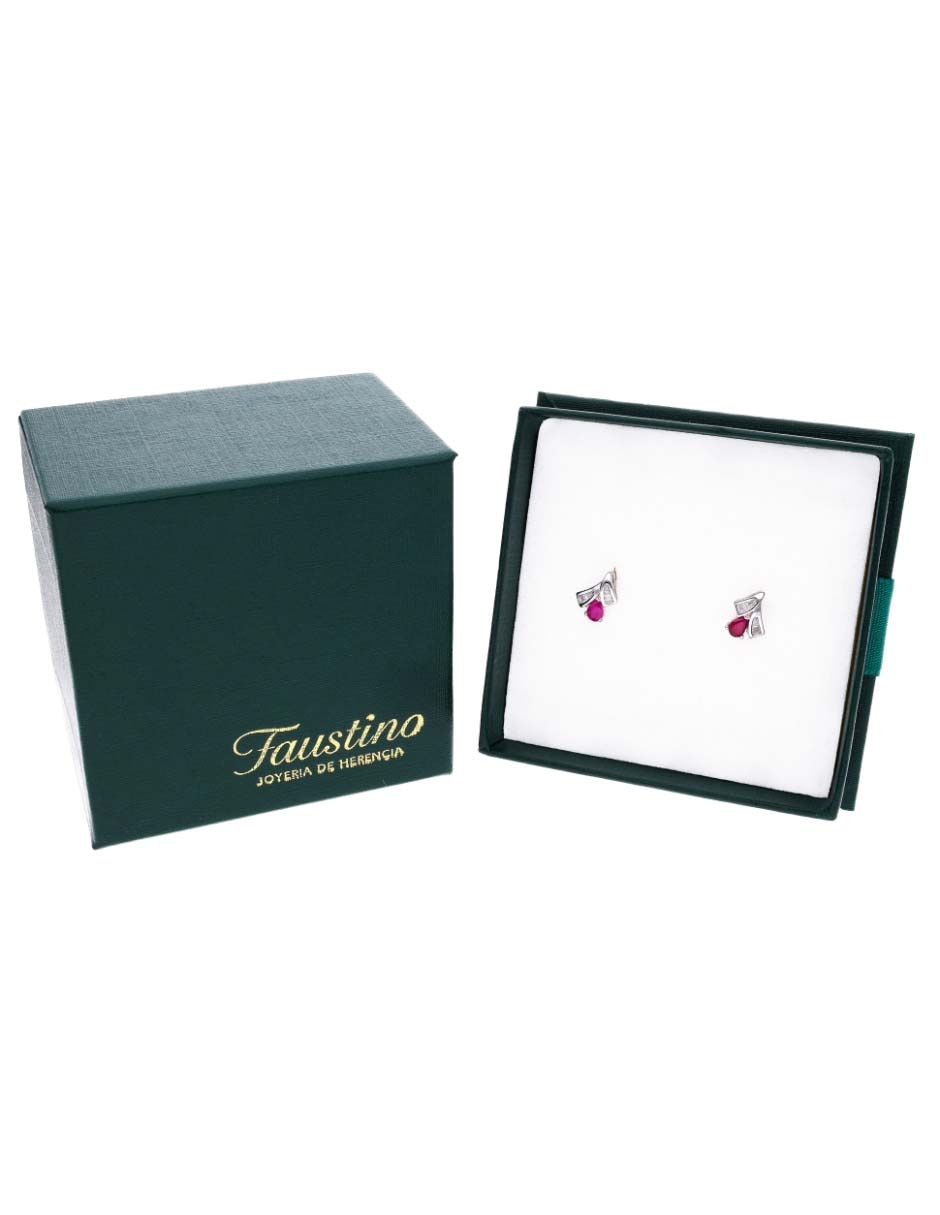Aretes de plata P 925 con acabado brillante 5