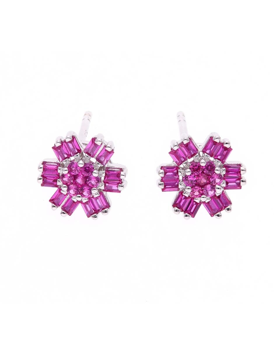 Aretes de plata P 925 con acabado brillante Aretes de plata P 925 con acabado brillante