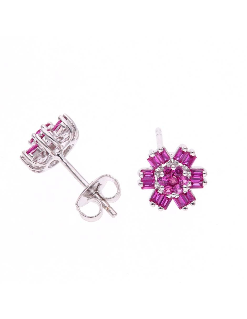 Aretes de plata P 925 con acabado brillante 4