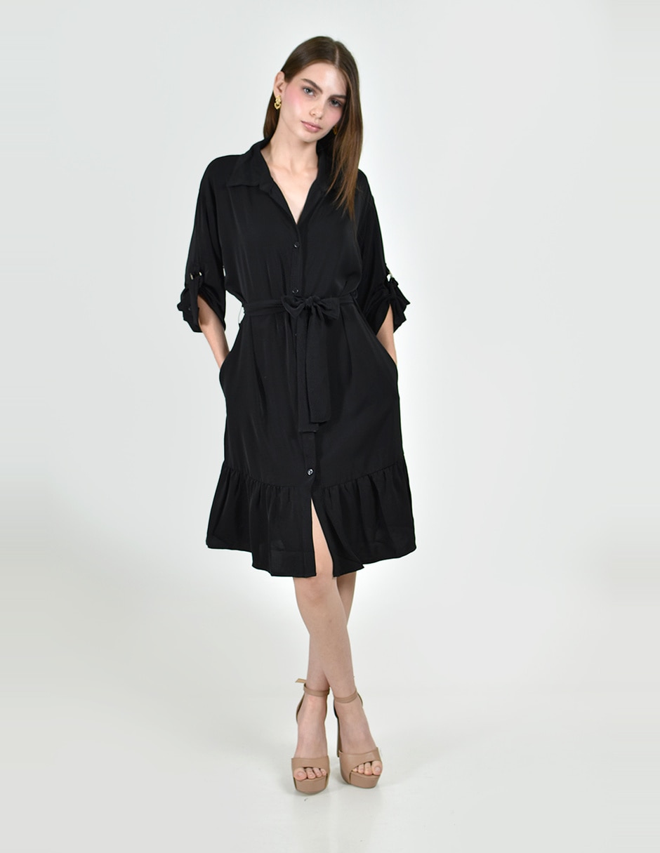 Vestido corto casual roman fashion para mujer