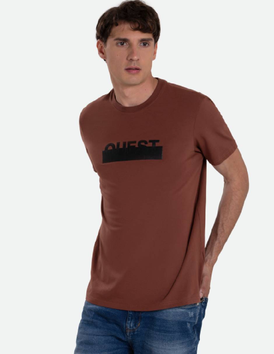 Playera cuello redondo para hombre