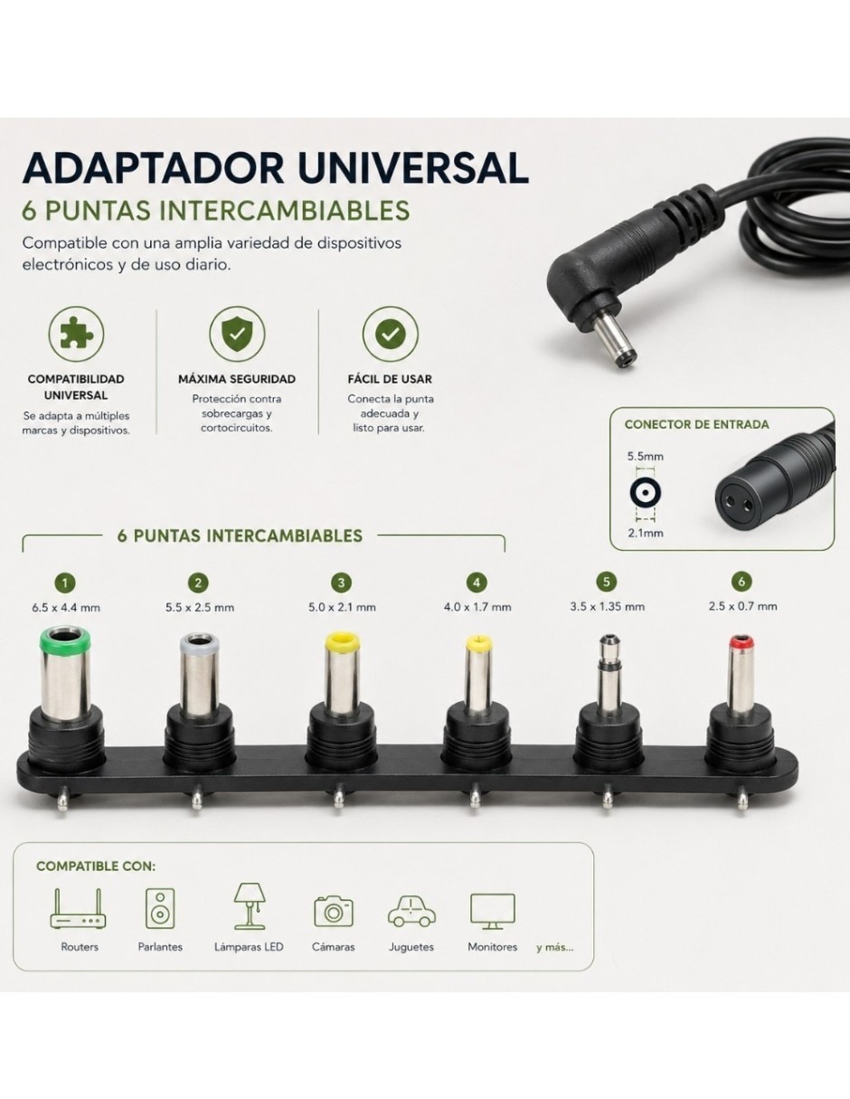 Cargador pared Cm-Top Universal 30 W