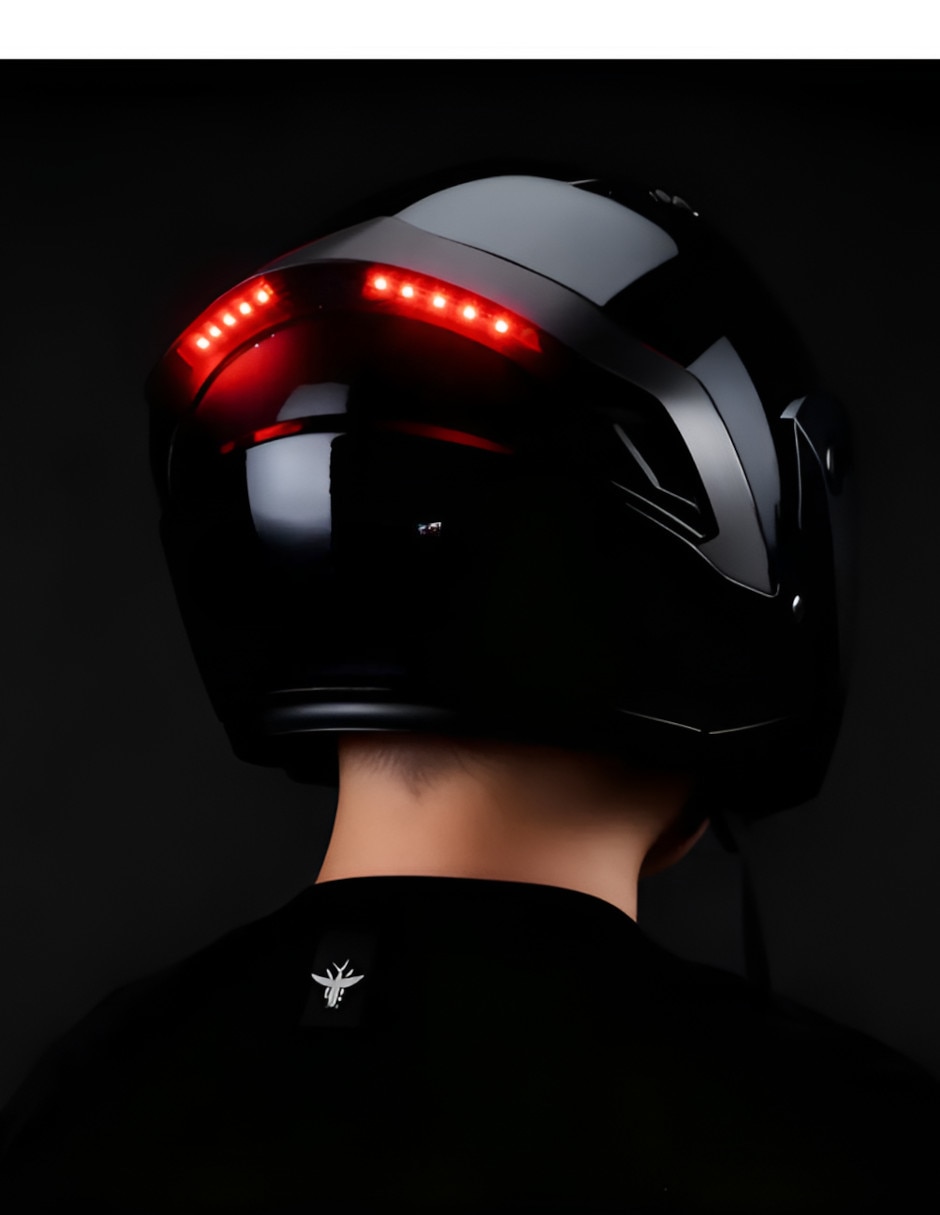 Casco cerrado para motocicleta urbana unisex 2