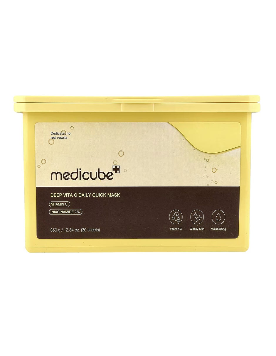 Mascarilla facial de belleza diaria rápida Deep Vita C 30 unidades para calmar la piel Medicube