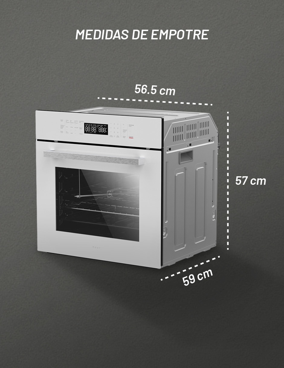 Horno a Gas LP HOGAS60DILP-B capacidad 58 L 4