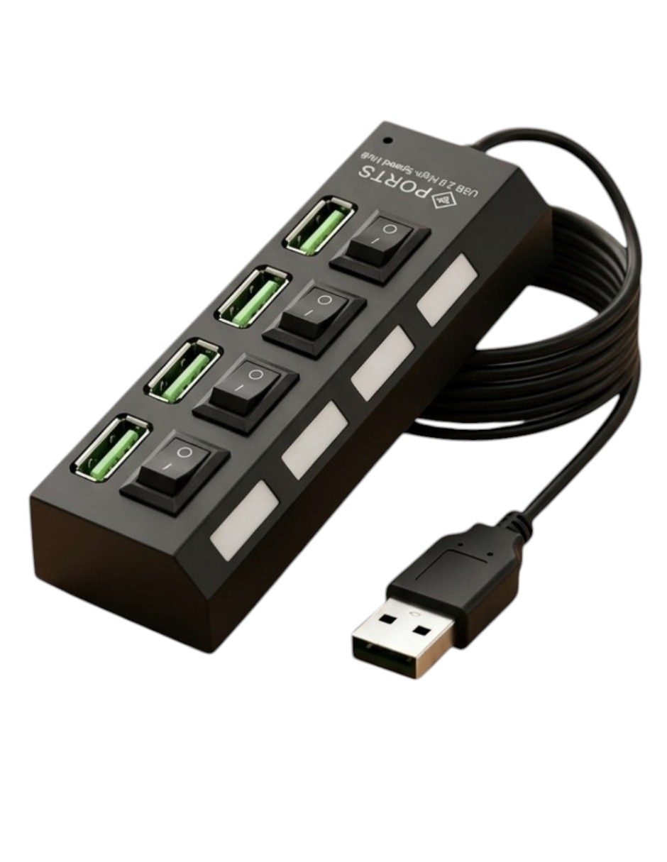 Hub USB 2.0 de 4 puertos USB Hub USB 2.0 de 4 puertos USB