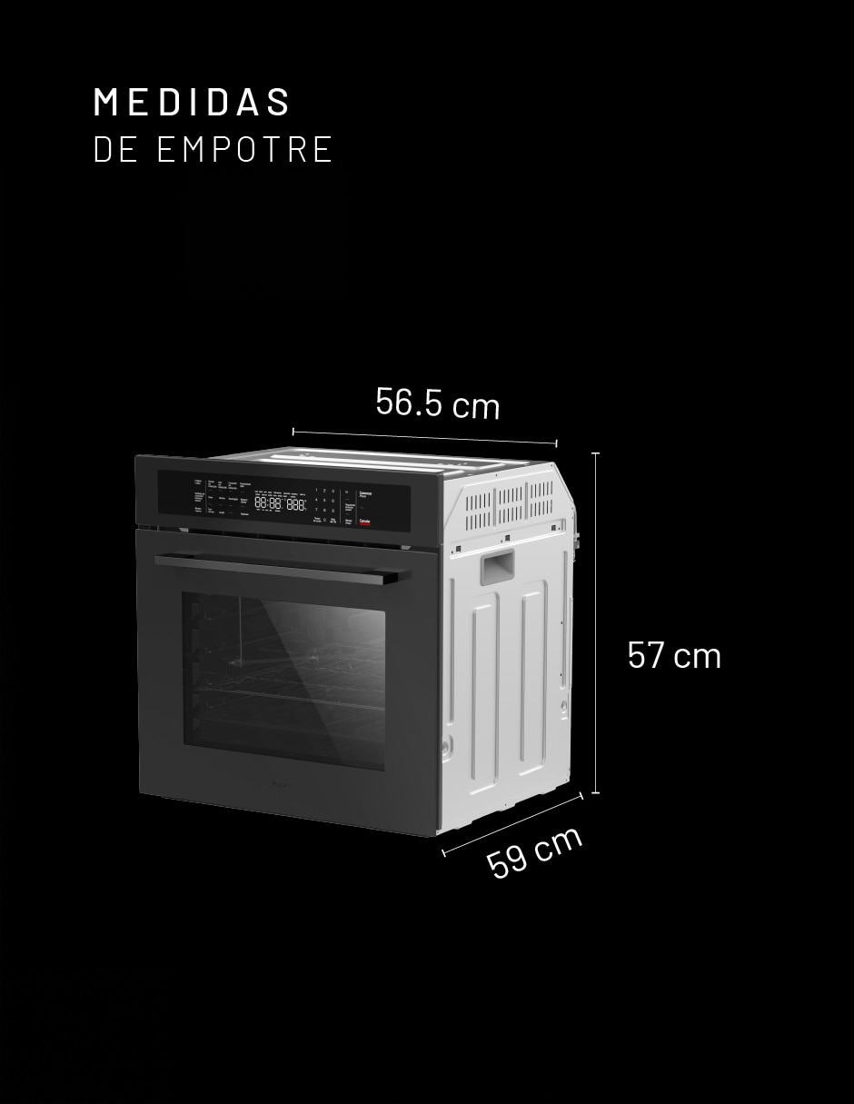 Horno gas/eléctrico HOHIB60MLP capacidad 60 L 4