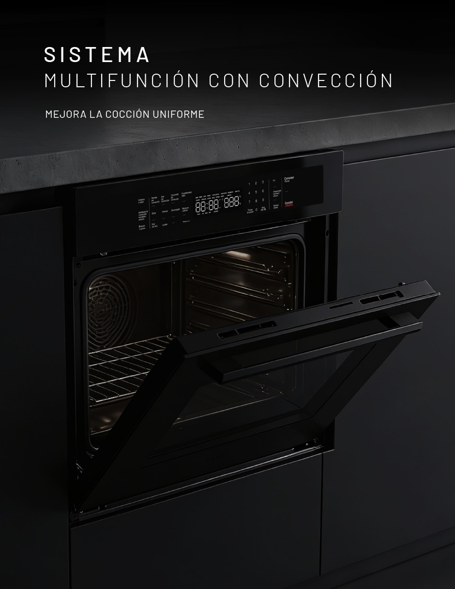 Horno gas/eléctrico HOHIB60MLP capacidad 60 L 5