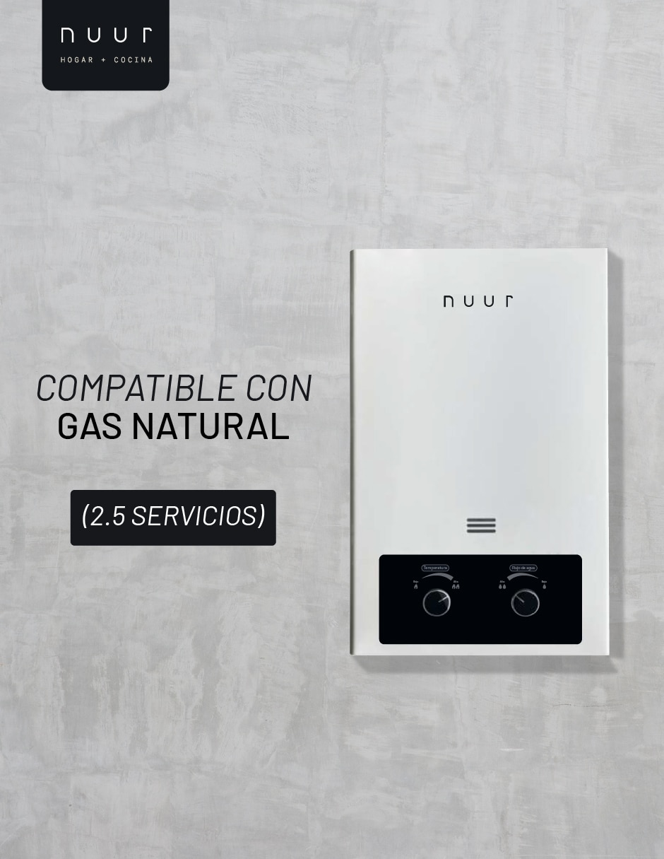 Calentador instantáneo CALIN12NAT 12 L Gas natural 4