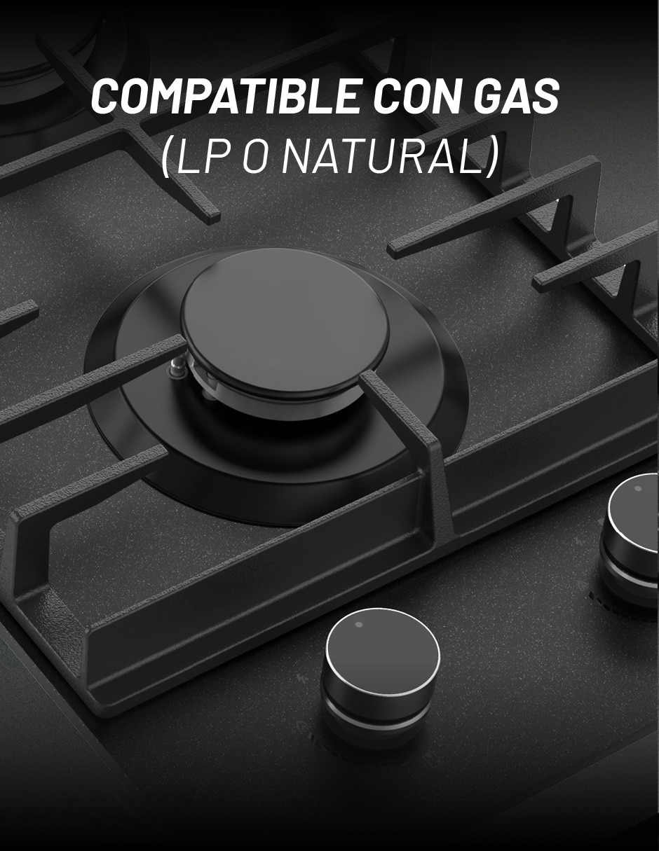 Parrilla a Gas LP empotrable Nuur