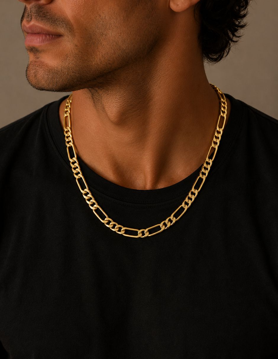 Cadena Clásico Moon de oro laminado 14 k