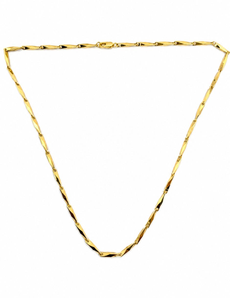 Cadena Clásico de oro laminado 14 k