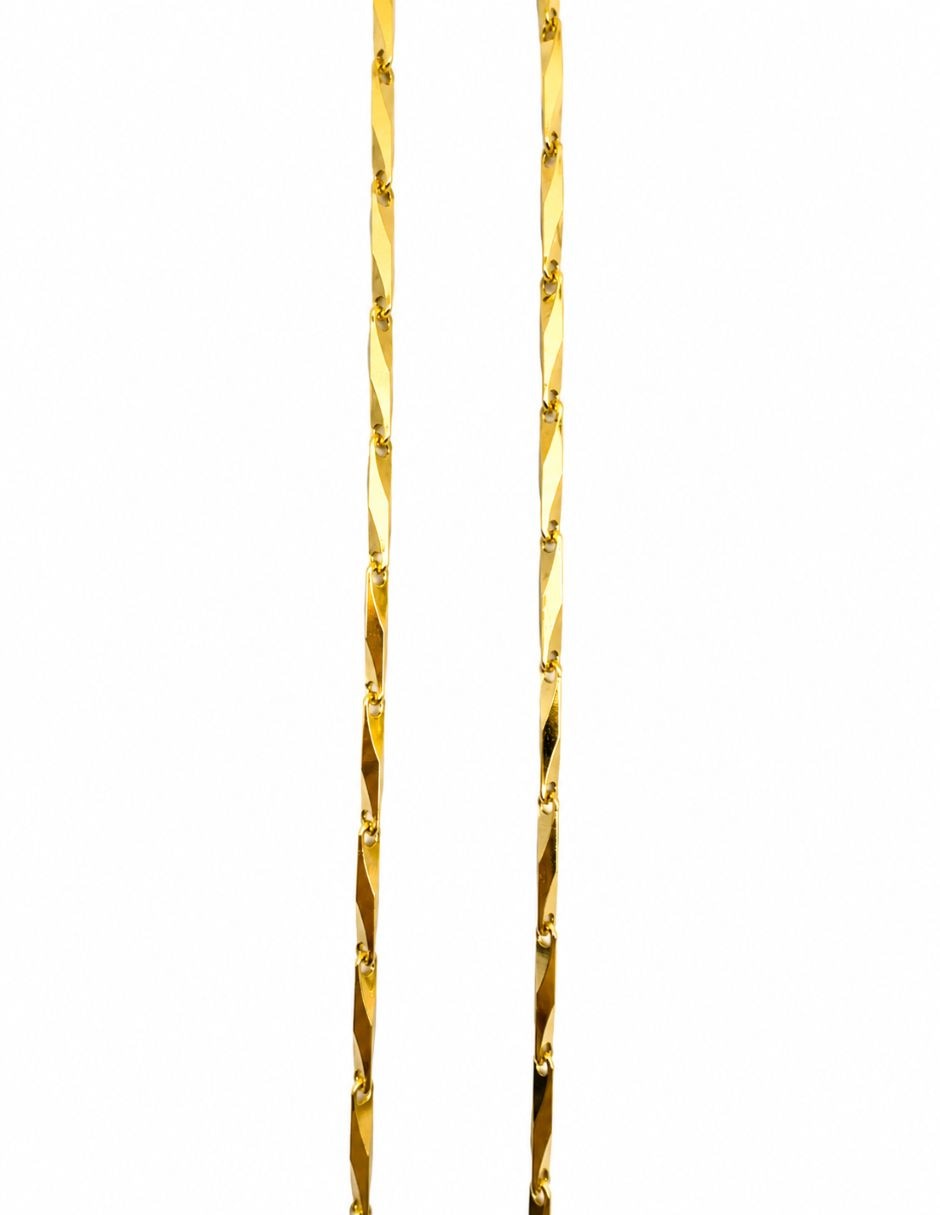 Cadena Clásico de oro laminado 14 k 2